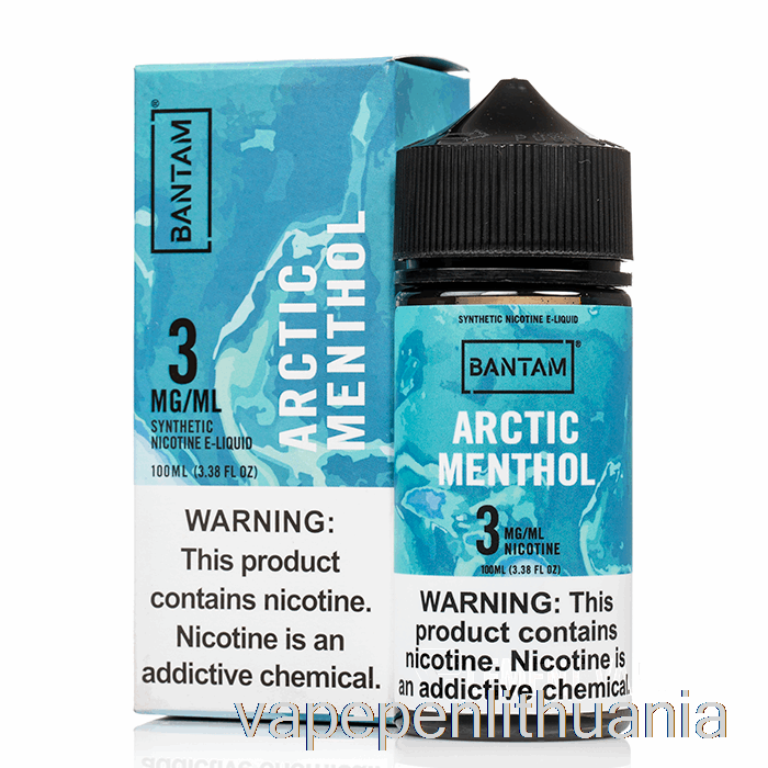 Arktinis Mentolis - Bantam Vape - 100ml 0mg Vape Skystis